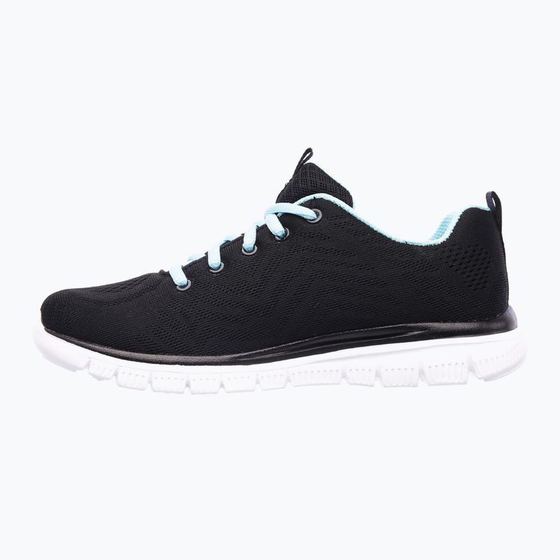 SKECHERS Graceful Get Connected moteriški treniruočių bateliai black/turquoise 9