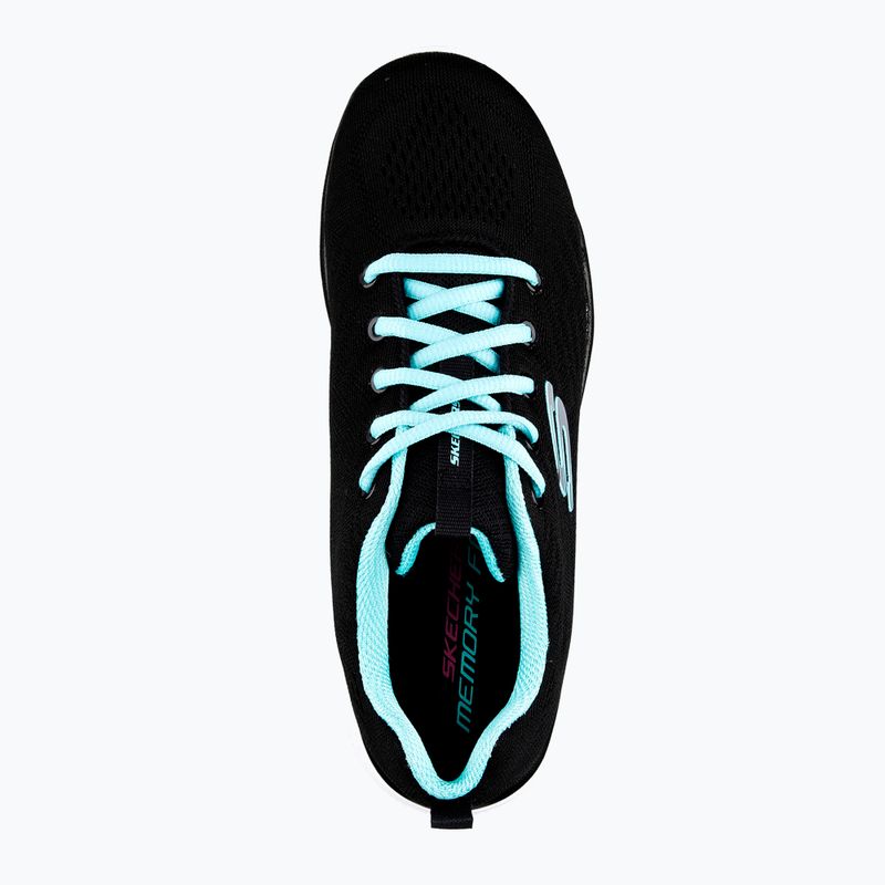 SKECHERS Graceful Get Connected moteriški treniruočių bateliai black/turquoise 10