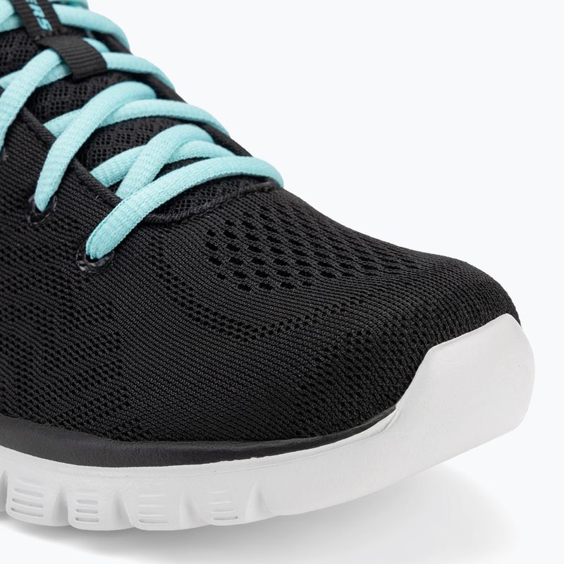 SKECHERS Graceful Get Connected moteriški treniruočių bateliai black/turquoise 7