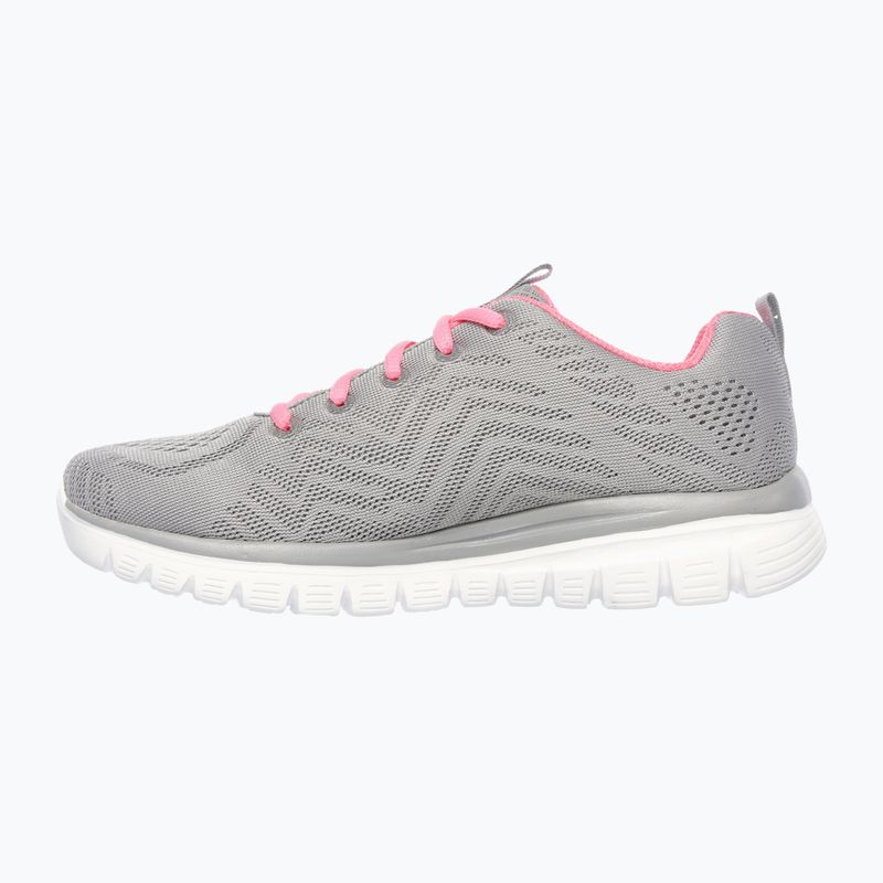 Moteriški batai SKECHERS Graceful Get Connected gray/coral 9