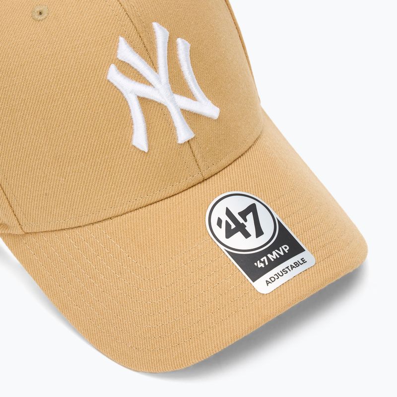Kepuraitė su snapeliu 47 Brand MLB New York Yankees MVP light tan 3