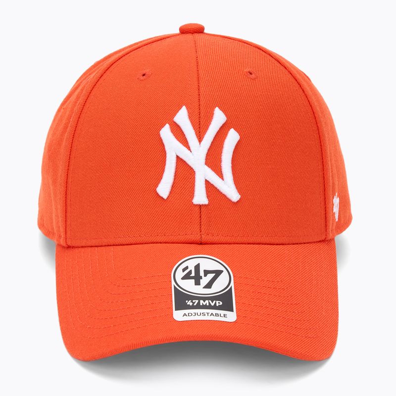 Kepuraitė su snapeliu 47 Brand MLB New York Yankees MVP vibrant orange 2