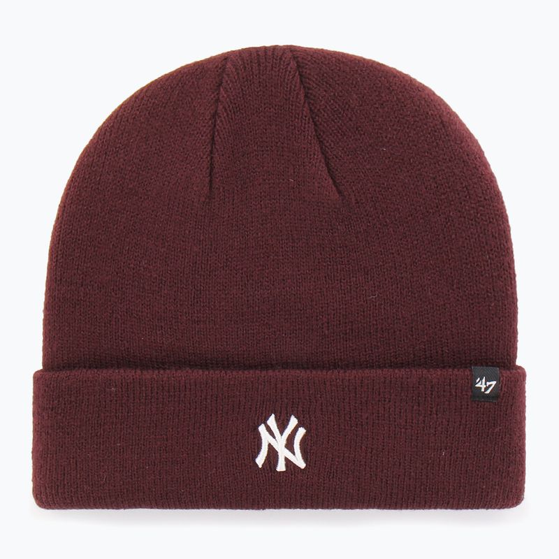 Žieminė kepurė 47 Brand MLB New York Yankees Centerfield dark maroon