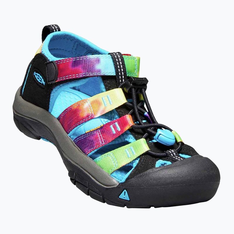 Vaikiški žygio sandalai KEEN Newport H2 rainbow tie dye 7