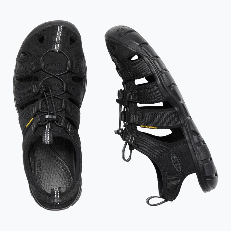 Keen Clearwater CNX moteriški trekingo sandalai juodi 1020662 11