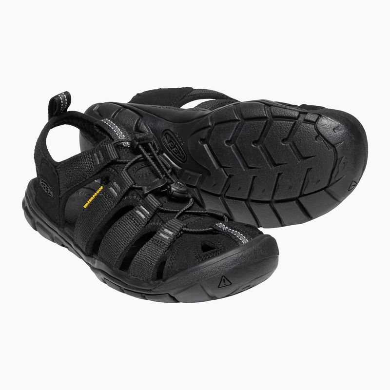 Keen Clearwater CNX moteriški trekingo sandalai juodi 1020662 12