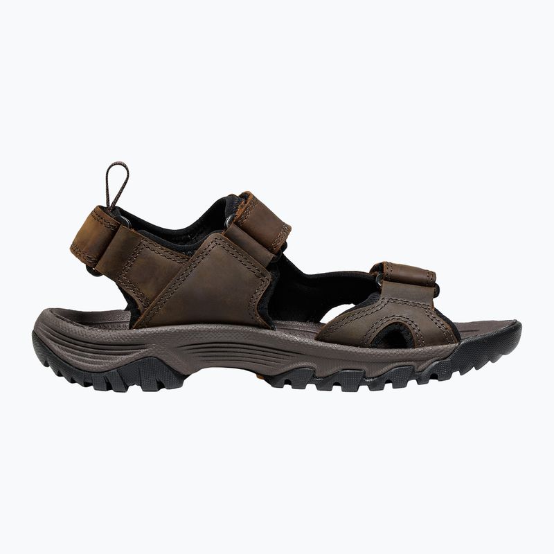 KEEN Targhee III Open Toe vyriški sandalai bison/mulch 3