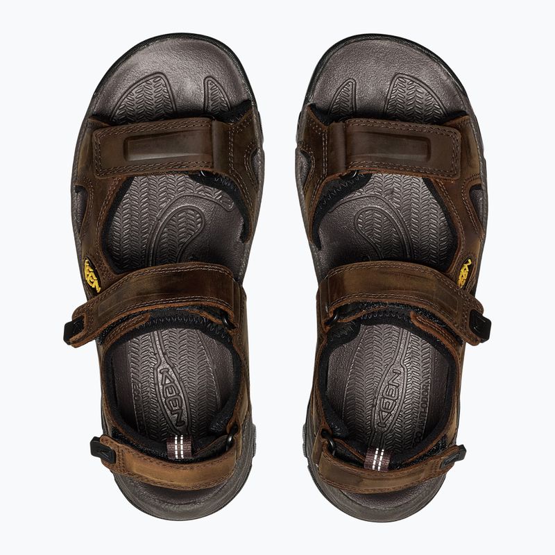 KEEN Targhee III Open Toe vyriški sandalai bison/mulch 5