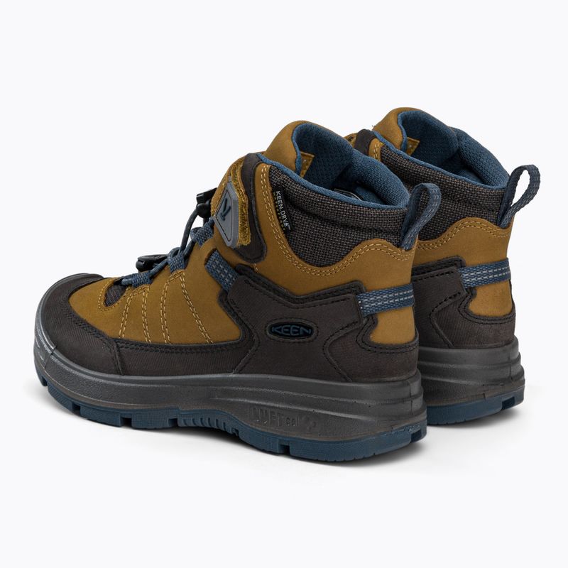 KEEN Redwood Mid jaunimo trekingo batai geltoni 1023886 3