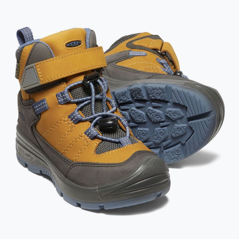 KEEN Redwood Mid jaunimo trekingo batai geltoni 1023886 11