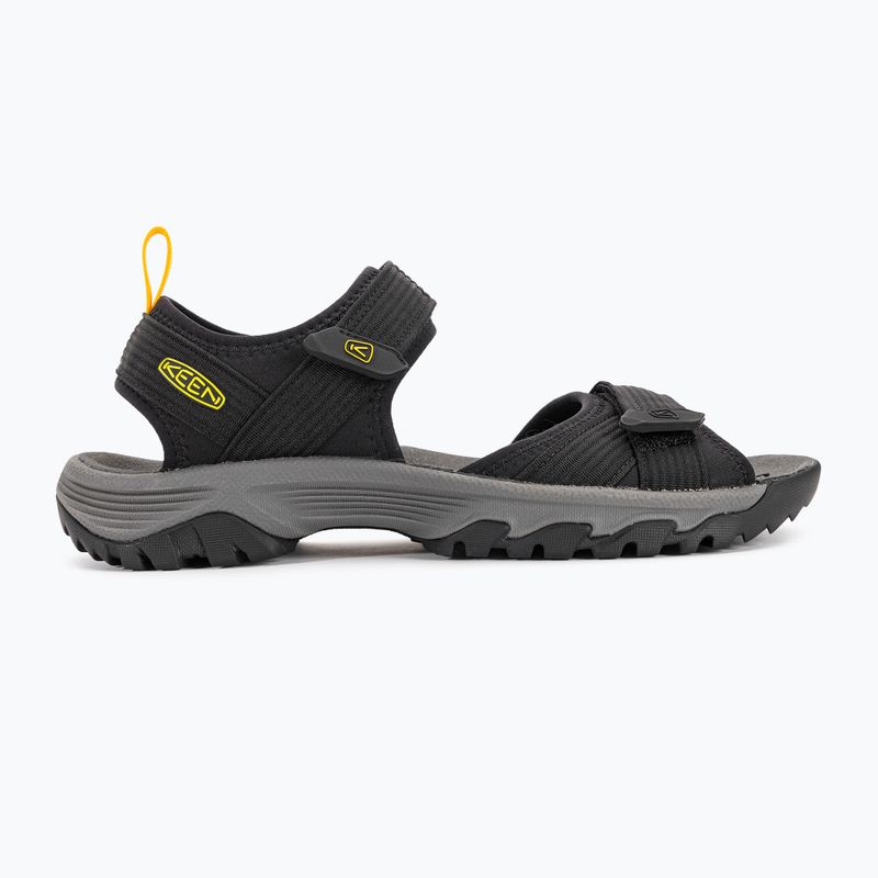 Keen Targhee III Open Toe H2 vyriški trekingo sandalai juodi 1024865 2