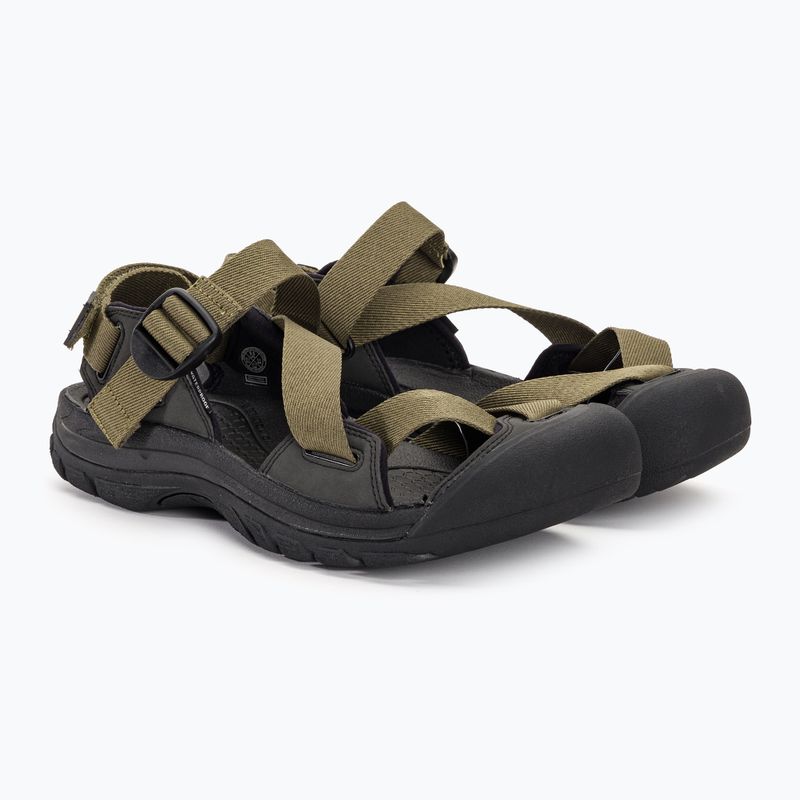 Vaikiški žygio sandalai KEEN Zerraport II Military olive/black 4