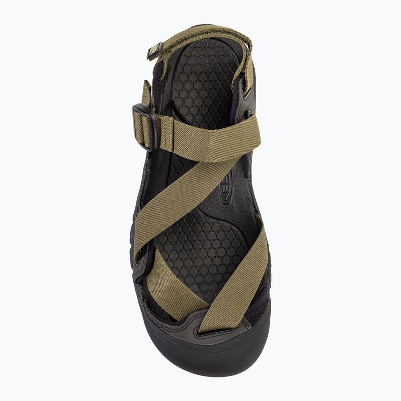 Vaikiški žygio sandalai KEEN Zerraport II Military olive/black 6