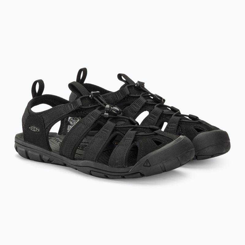 Vyriški žygio sandalai KEEN Clearwater CNX triple black 4