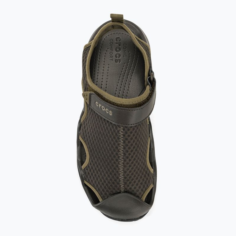 Vyriški "Crocs Swiftwater Mesh Deck espresso" sandalai 5