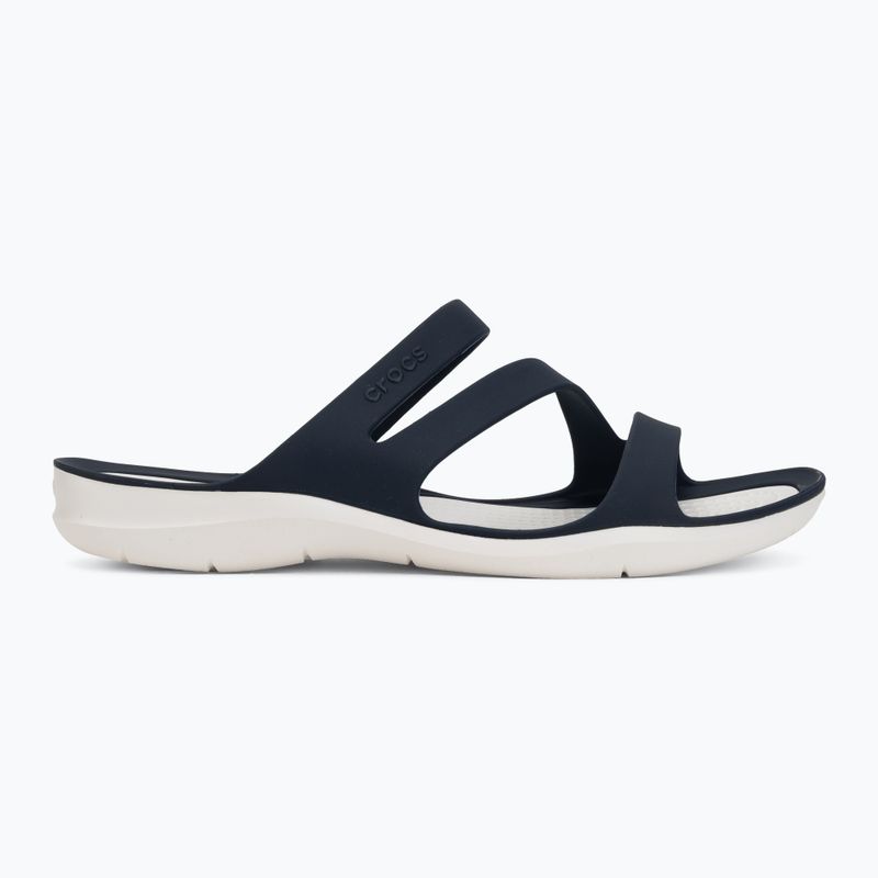 Moteriškos šlepetės Crocs Swiftwater Sandal navy/white 2