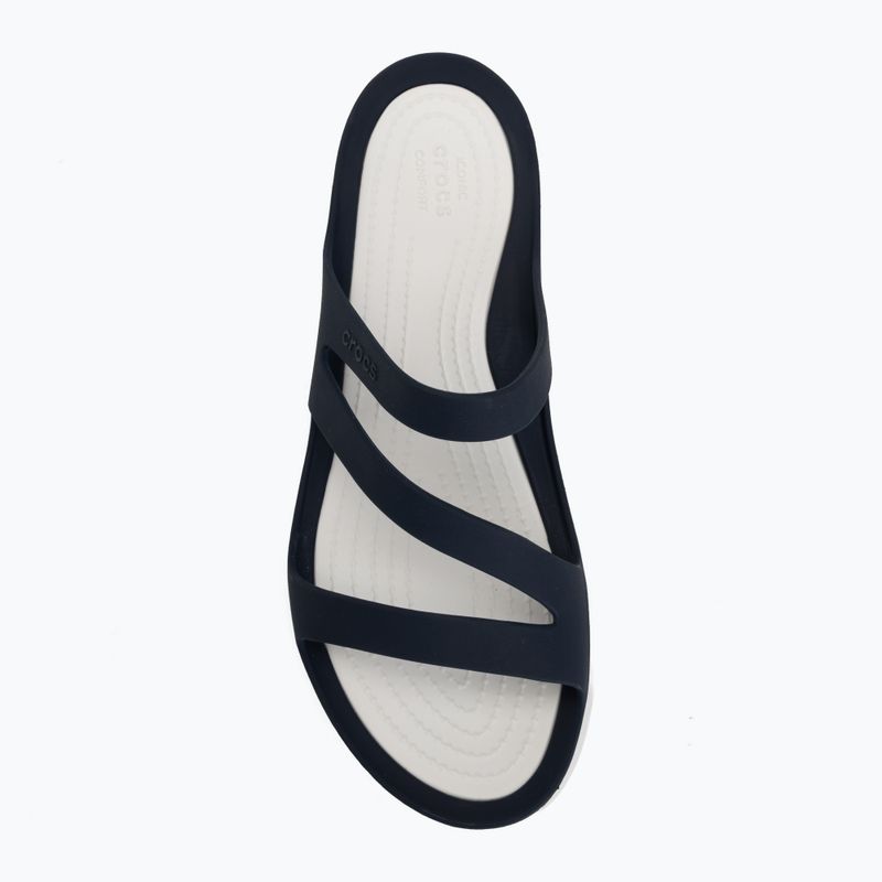 Moteriškos šlepetės Crocs Swiftwater Sandal navy/white 5