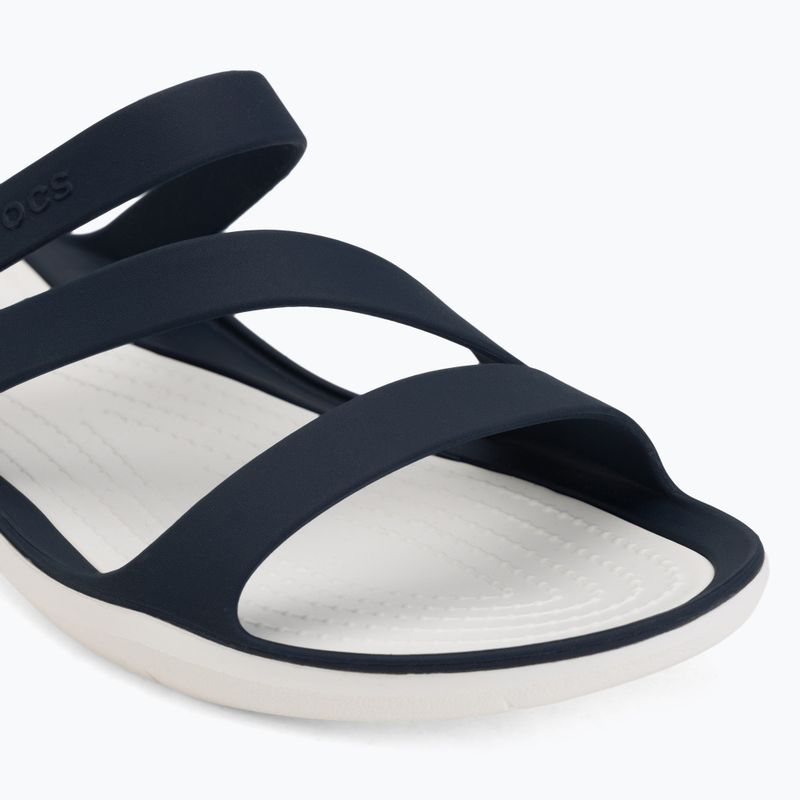 Moteriškos šlepetės Crocs Swiftwater Sandal navy/white 7