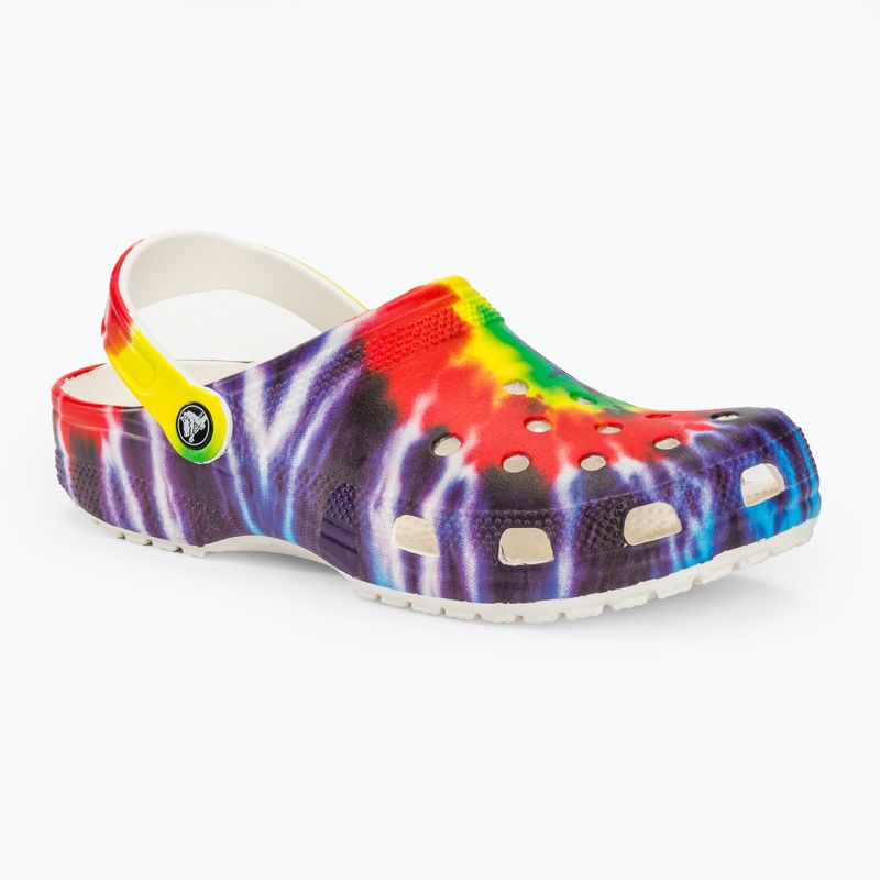 "Crocs Classic Tie Dye Graphic" įvairiaspalvės šlepetės 2
