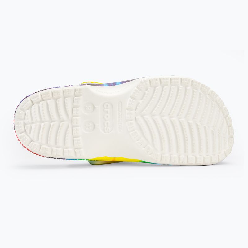 "Crocs Classic Tie Dye Graphic" įvairiaspalvės šlepetės 5