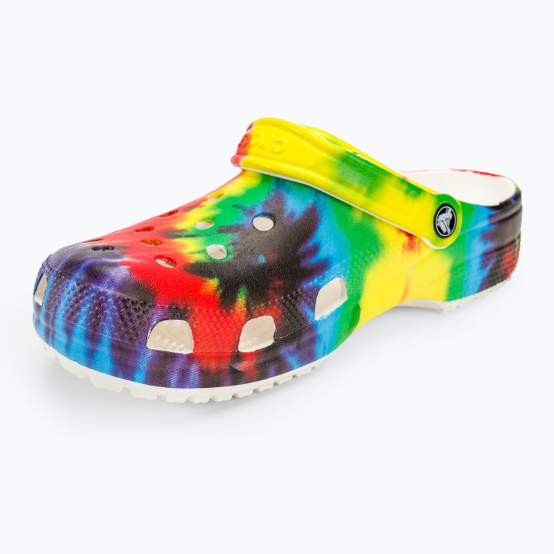 "Crocs Classic Tie Dye Graphic" įvairiaspalvės šlepetės 8