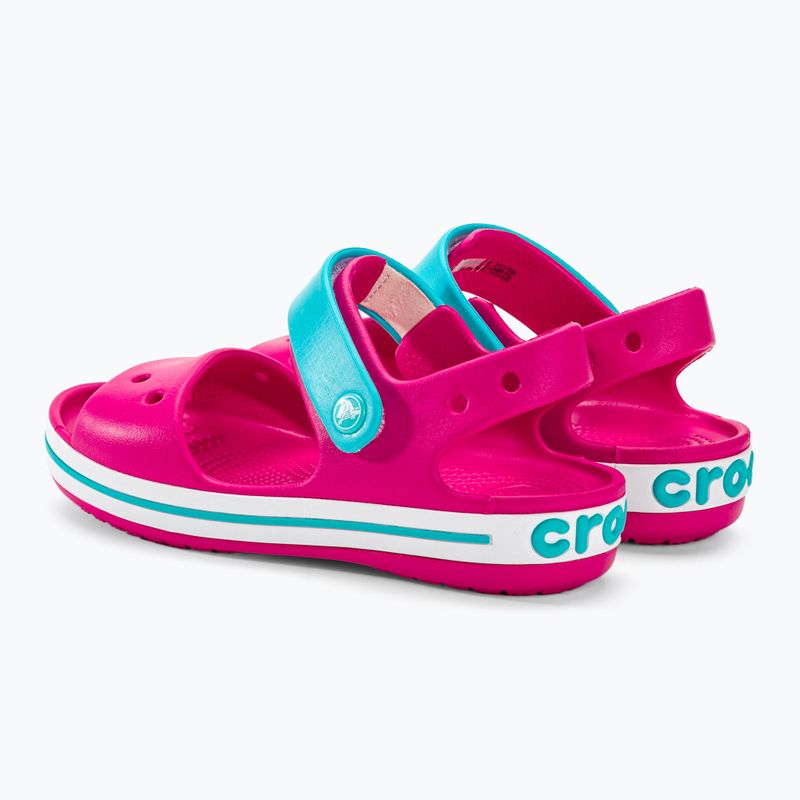 Crocs Crockband vaikiški sandalai candy pink/pool 3