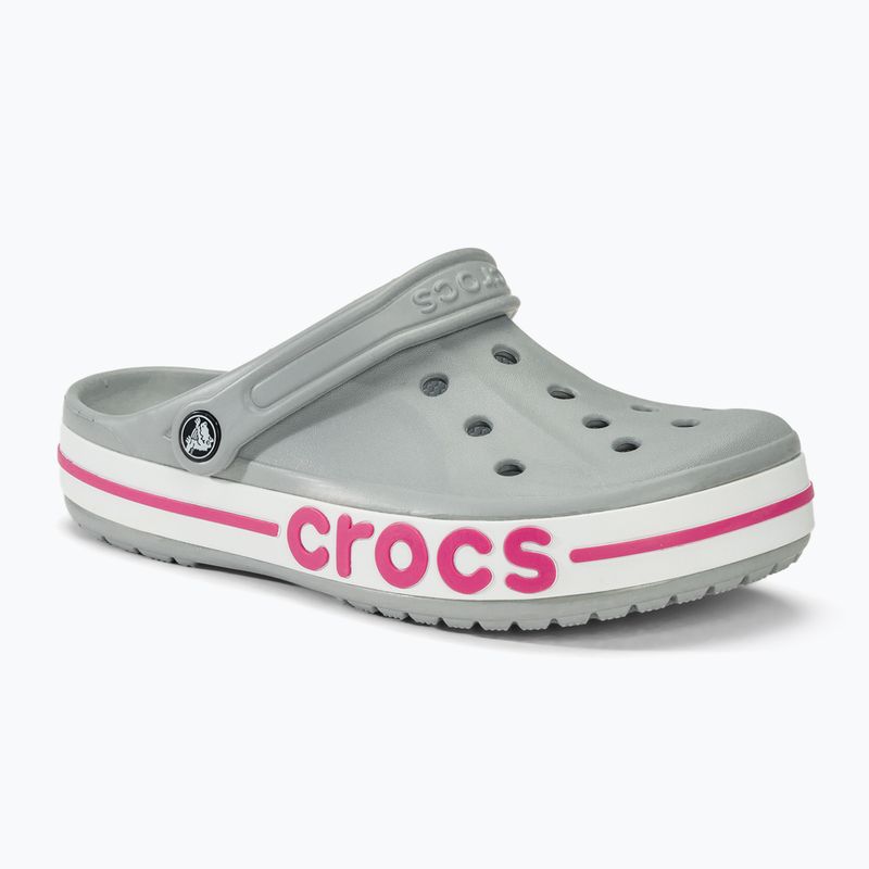 Šlepetės Crocs Bayaband Clog light grey/candy pink 2