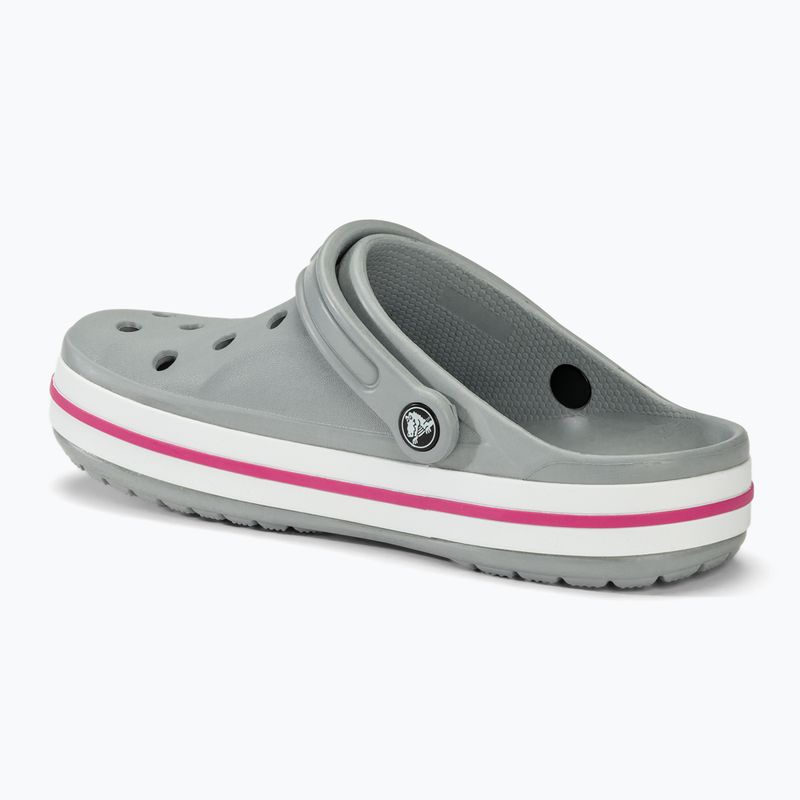 Šlepetės Crocs Bayaband Clog light grey/candy pink 3