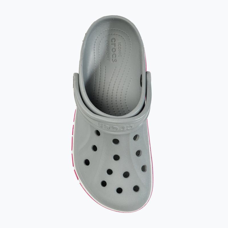 Šlepetės Crocs Bayaband Clog light grey/candy pink 6