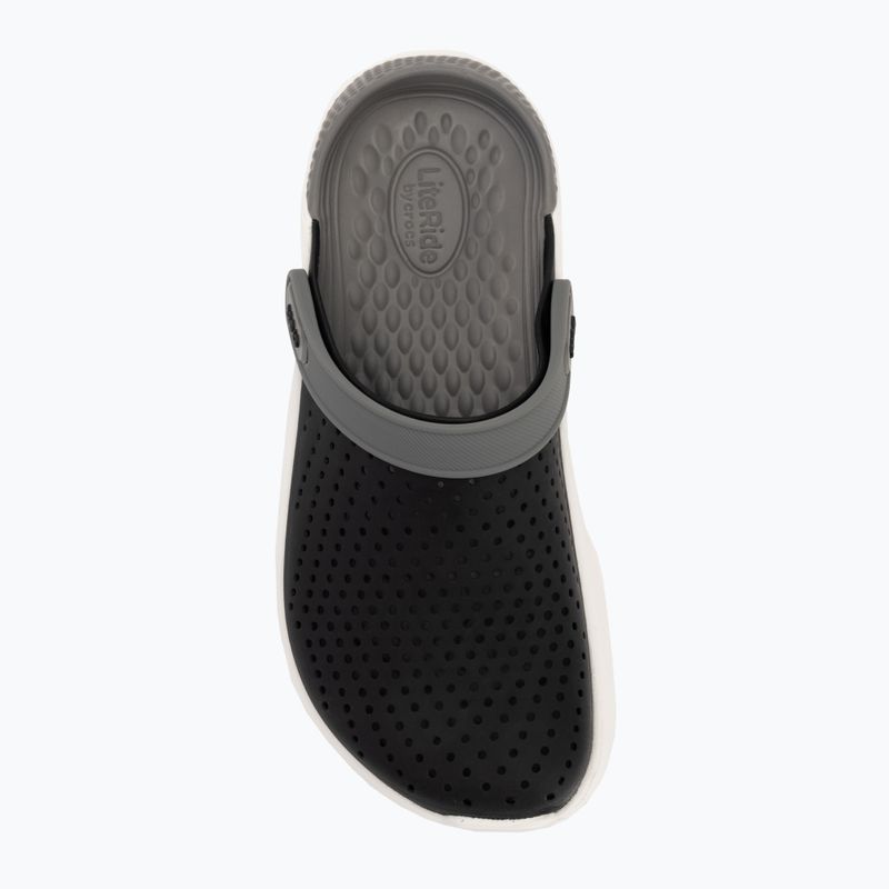 Šlepetės Crocs LiteRide Clog black/smoke 6
