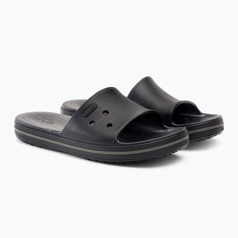 "Crocs Crocband III Slide black/graphite" šlepetės 4