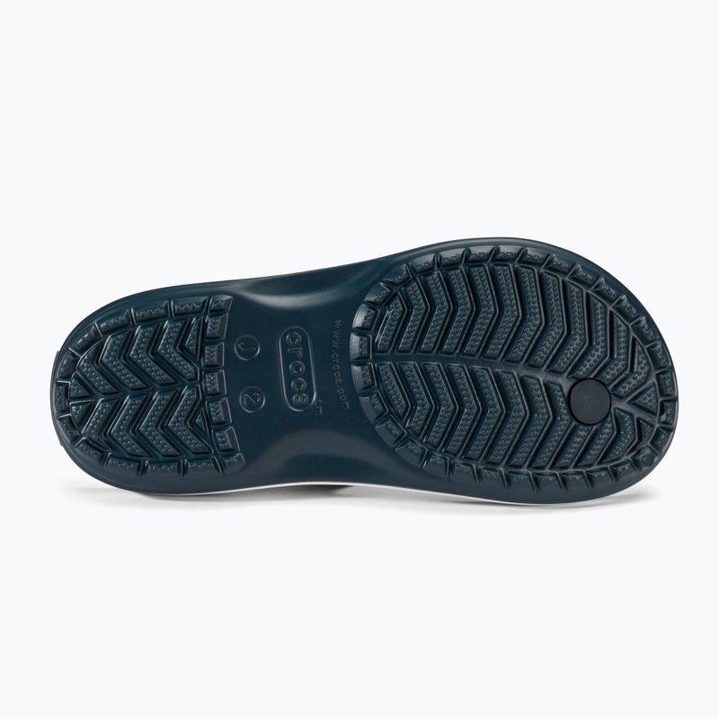 Vaikiškos šlepetės per pirštą Crocs Crocband Flip navy 4