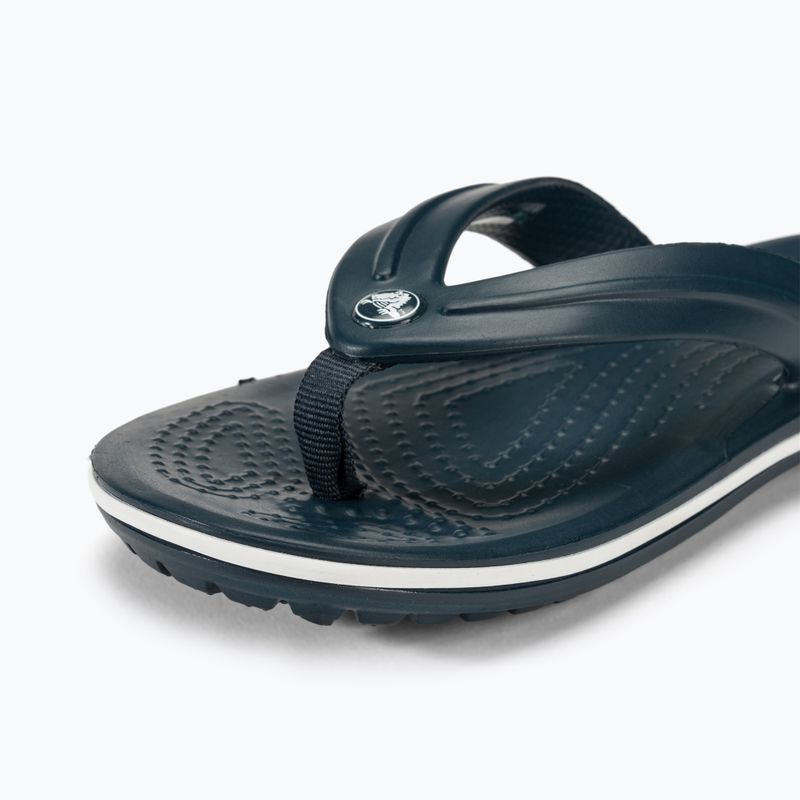 Vaikiškos šlepetės per pirštą Crocs Crocband Flip navy 7