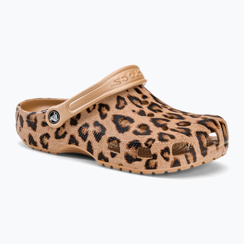 Crocs Classic Printed Clog šlepetės beige 205838-98R