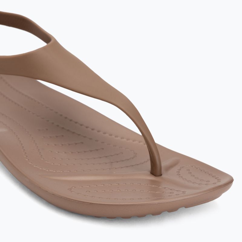 Moteriškos šlepetės Crocs Sexi Flip bronze 7