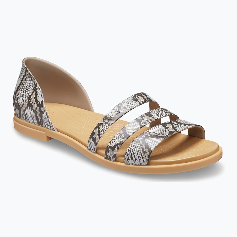Moteriški sandalai Crocs Tulum Open Flat mushroom/stucco 8