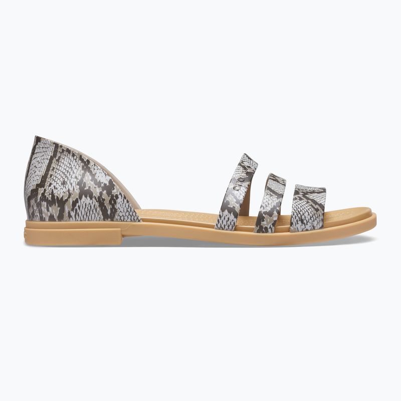 Moteriški sandalai Crocs Tulum Open Flat mushroom/stucco 9