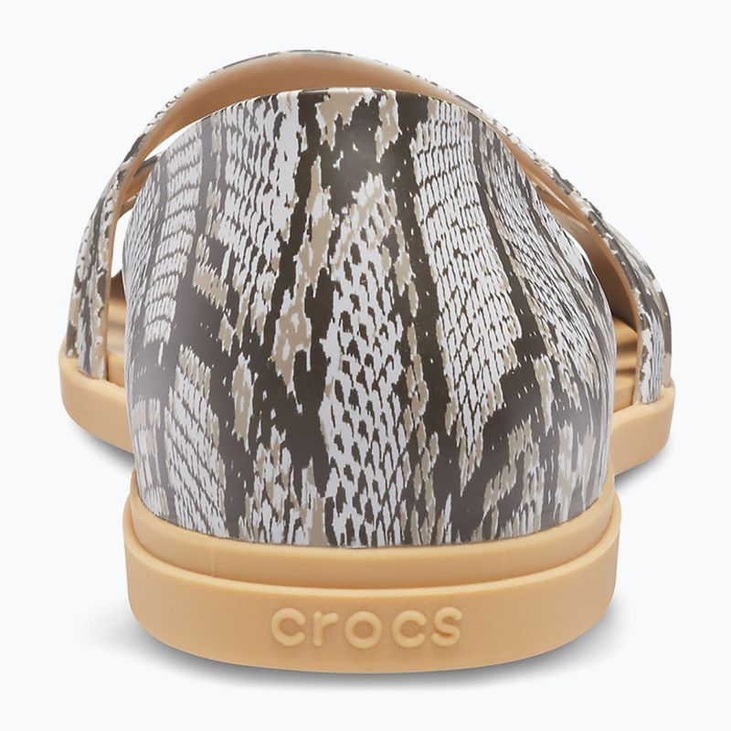 Moteriški sandalai Crocs Tulum Open Flat mushroom/stucco 11