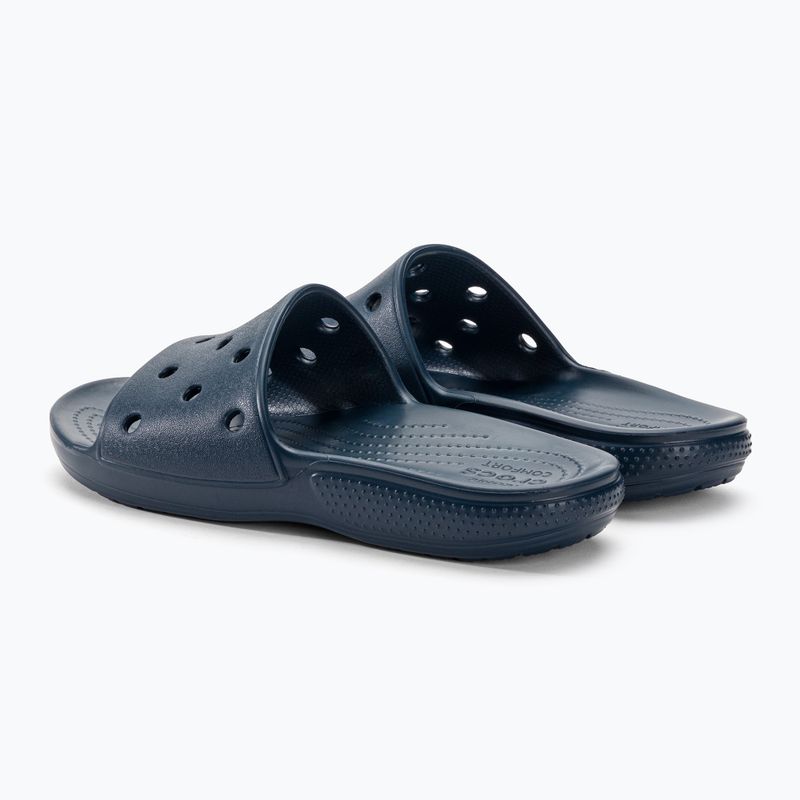 Crocs Classic Slide šlepetės tamsiai mėlynos 206121 3