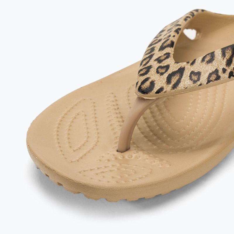 Moteriškos šlepetės Crocs Kadee II Leopard leopard/gold 7