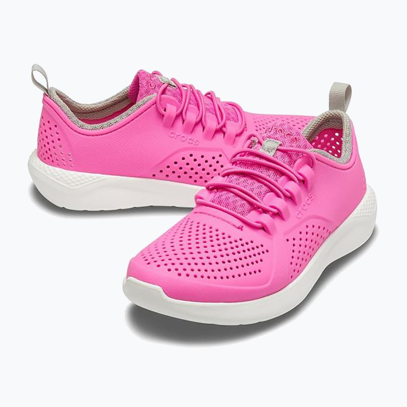 Vaikiški batai Crocs LiteRide Pacer electric pink/white 12