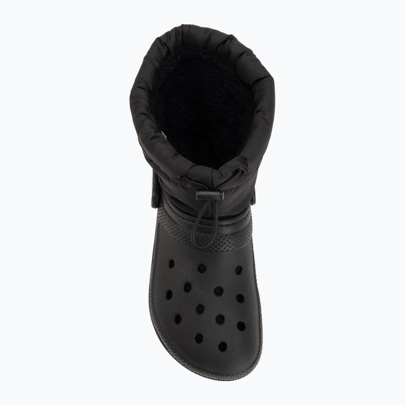 Sniego batai Crocs Classic Lined Neo Puff Boot black/black 5