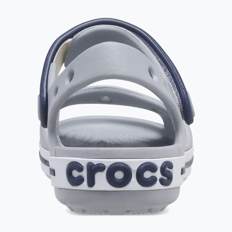 Vaikiški sandalai Crocs Crockband Kids Sandal light grey/navy 12