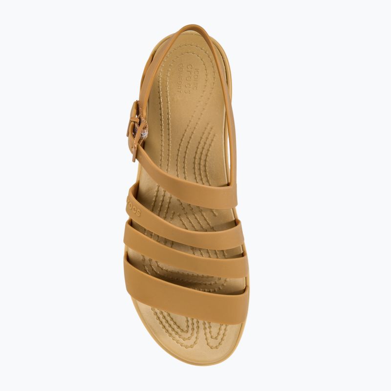 Moteriškos basutės Crocs Tulum dark gold 5