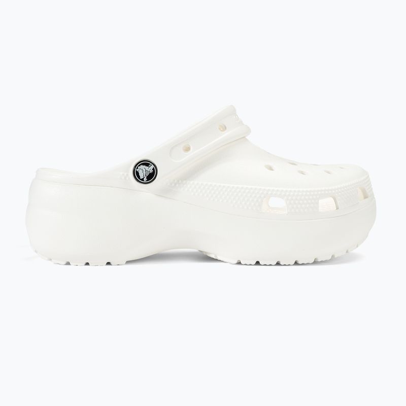 Moteriškos šlepetės Crocs Classic Platform Clog white 3