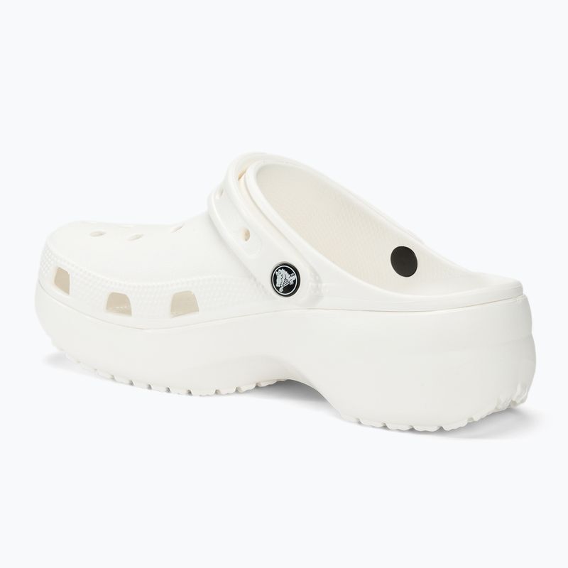 Moteriškos šlepetės Crocs Classic Platform Clog white 4