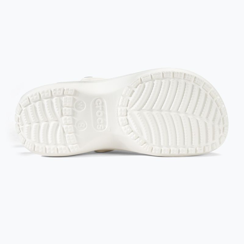Moteriškos šlepetės Crocs Classic Platform Clog white 5