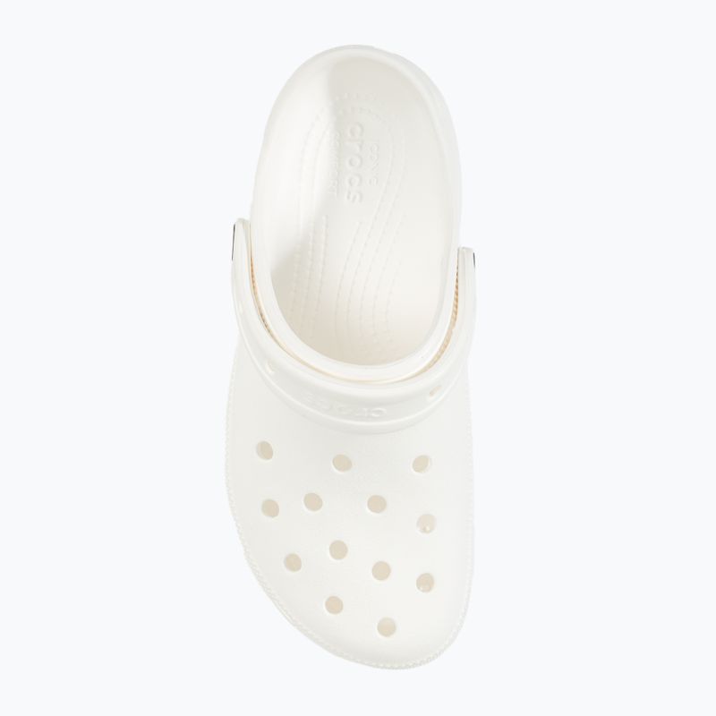 Moteriškos šlepetės Crocs Classic Platform Clog white 6
