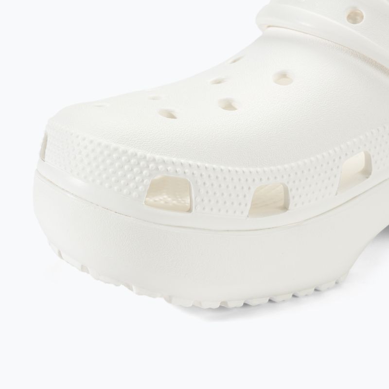 Moteriškos šlepetės Crocs Classic Platform Clog white 8
