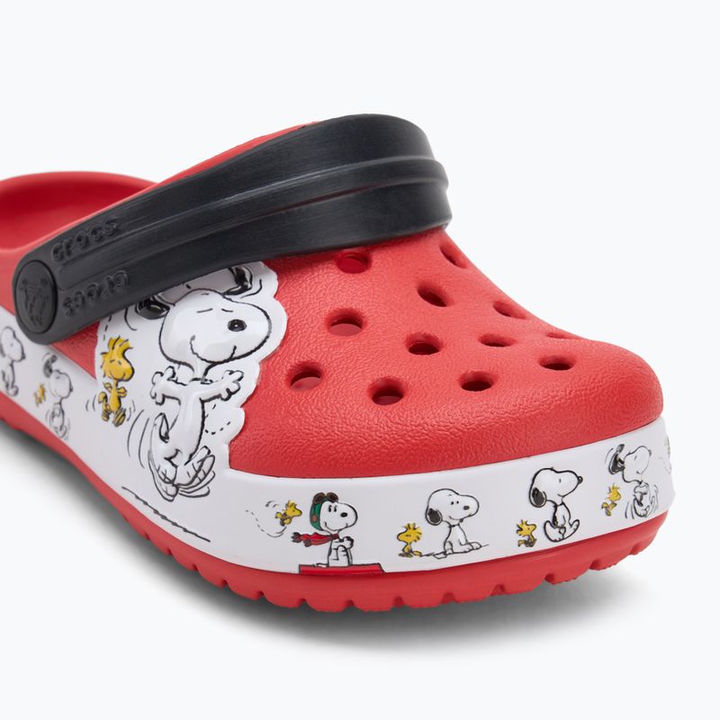 Vaikiškos šlepetės Crocs Fun Lab Snoopy Woodstock Clog Toddler flame 8